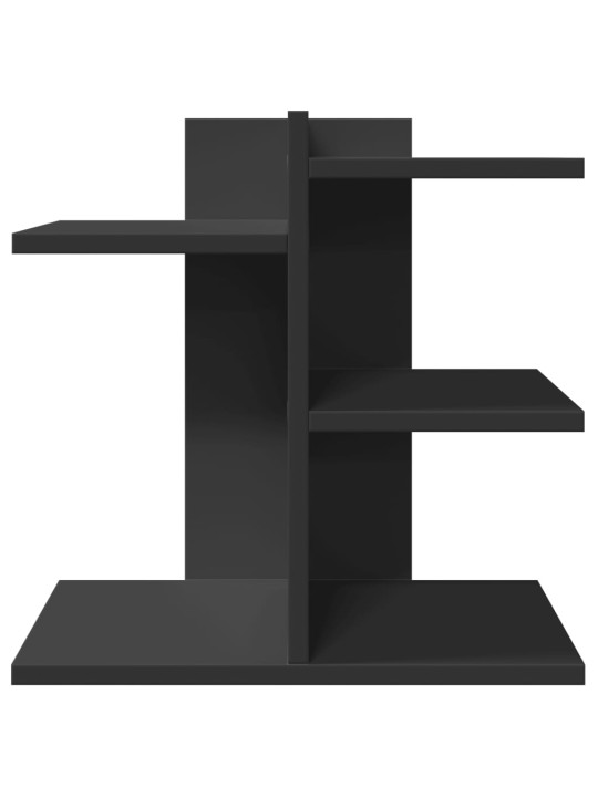 Stolní organizér černý 42 x 21,5 x 42 cm kompozitní dřevo