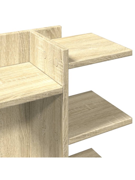 Stolní organizér dub sonoma 42 x 21,5 x 42 cm kompozitní dřevo