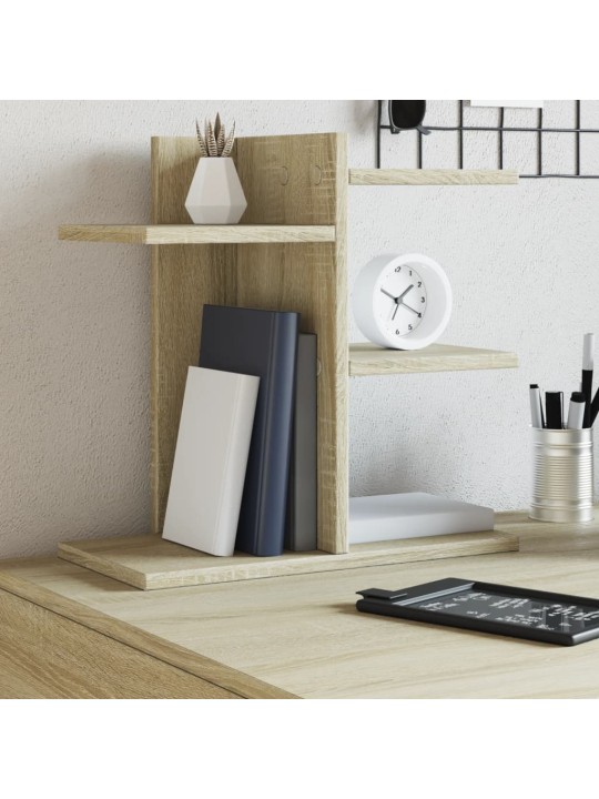 Stolní organizér dub sonoma 42 x 21,5 x 42 cm kompozitní dřevo