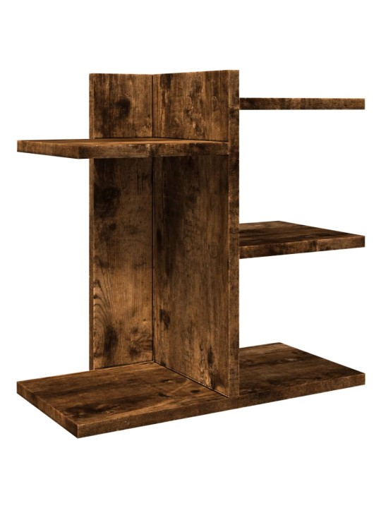 Stolní organizér kouřový dub 42 x 21,5 x 42 cm kompozitní dřevo