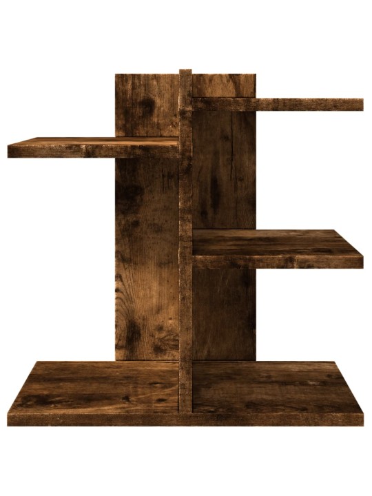 Stolní organizér kouřový dub 42 x 21,5 x 42 cm kompozitní dřevo