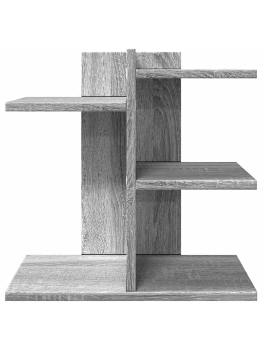 Stolní organizér šedý sonoma 42 x 21,5 x 42 cm kompozitní dřevo