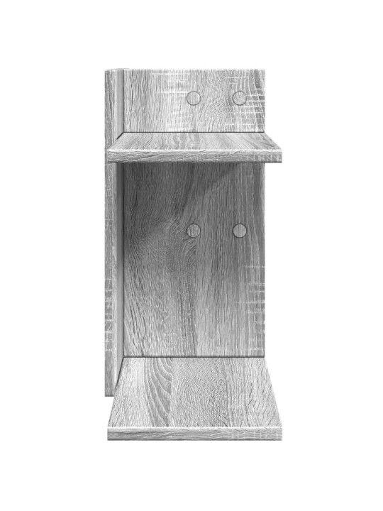 Stolní organizér šedý sonoma 42 x 21,5 x 42 cm kompozitní dřevo