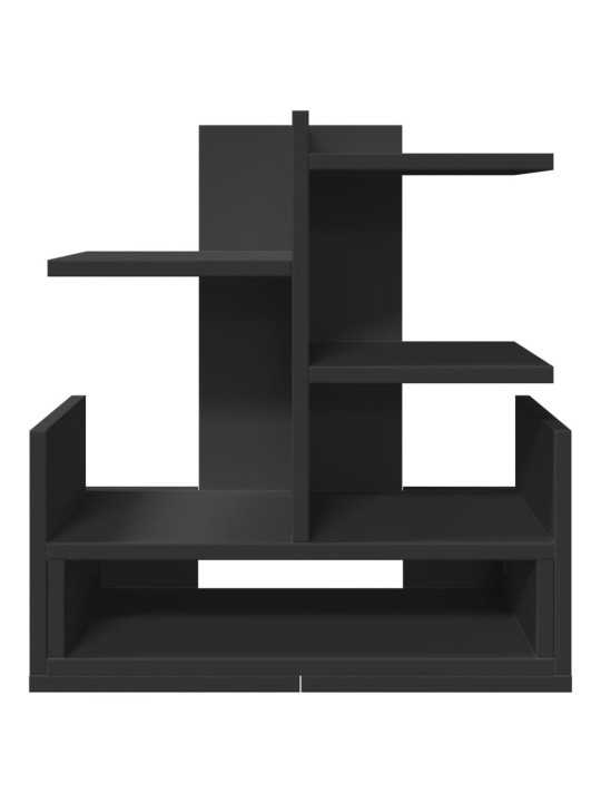 Stolní organizér černý 49 x 20 x 52,5 cm kompozitní dřevo