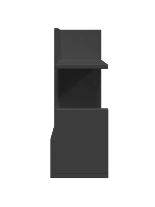 Stolní organizér černý 49 x 20 x 52,5 cm kompozitní dřevo