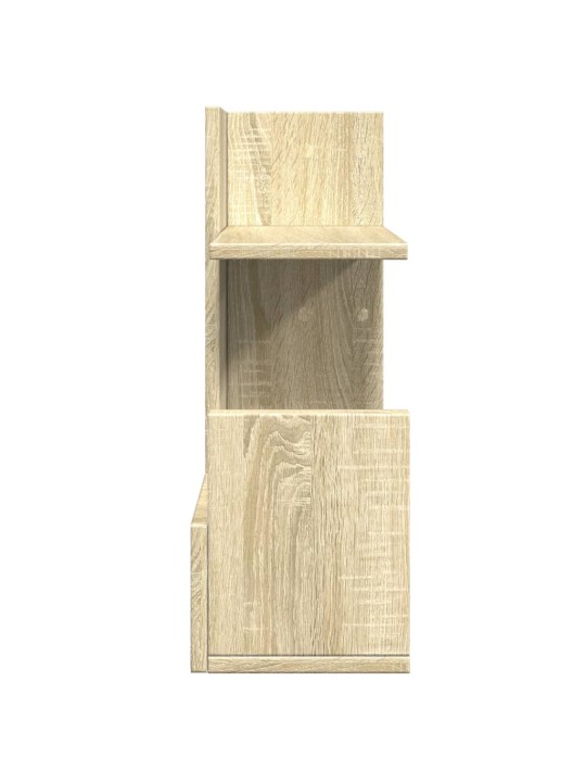 Stolní organizér dub sonoma 49 x 20 x 52,5 cm kompozitní dřevo
