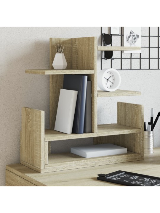 Stolní organizér dub sonoma 49 x 20 x 52,5 cm kompozitní dřevo