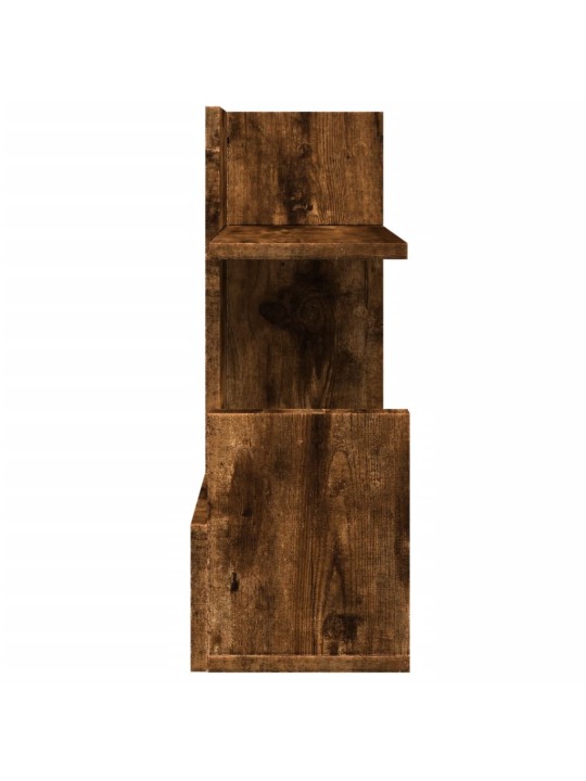 Stolní organizér kouřový dub 49 x 20 x 52,5 cm kompozitní dřevo