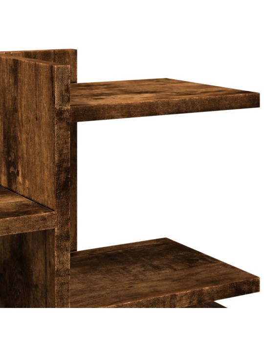 Stolní organizér kouřový dub 49 x 20 x 52,5 cm kompozitní dřevo