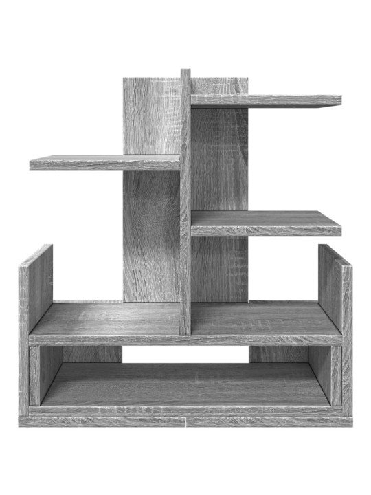 Stolní organizér šedý sonoma 49 x 20 x 52,5 cm kompozitní dřevo