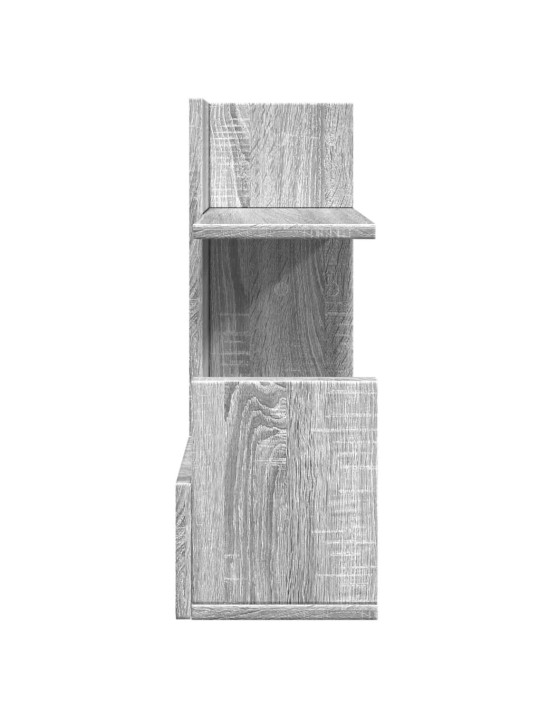 Stolní organizér šedý sonoma 49 x 20 x 52,5 cm kompozitní dřevo