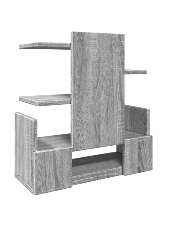 Stolní organizér šedý sonoma 49 x 20 x 52,5 cm kompozitní dřevo