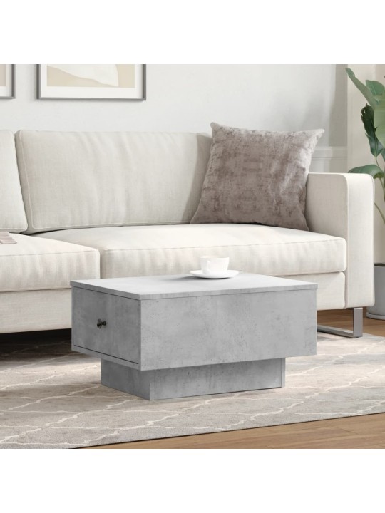 Konferenční stolek betonově šedý 60x45x31 cm kompozitní dřevo