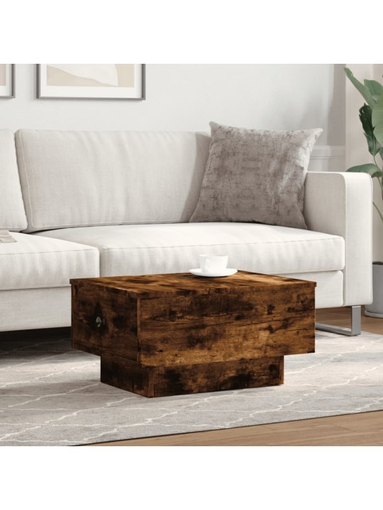 Konferenční stolek kouřový dub 60 x 45 x 31 cm kompozitní dřevo