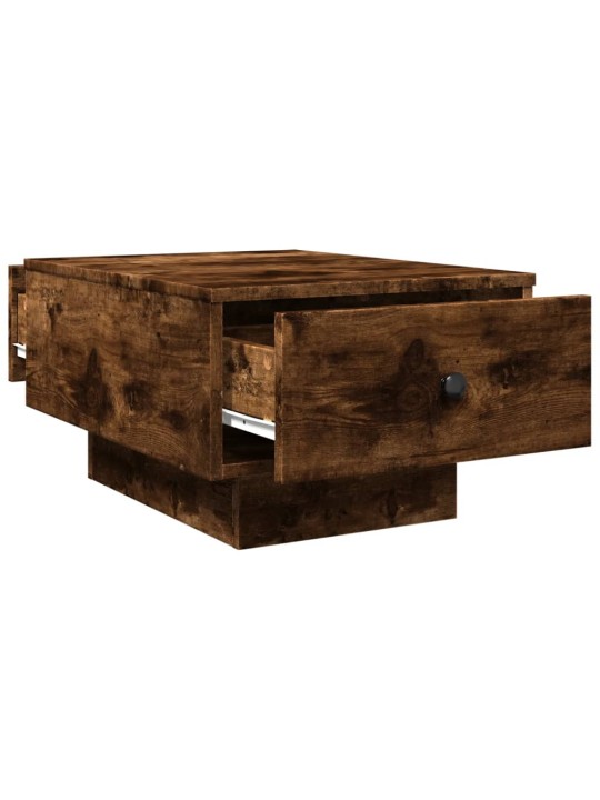 Konferenční stolek kouřový dub 60 x 45 x 31 cm kompozitní dřevo
