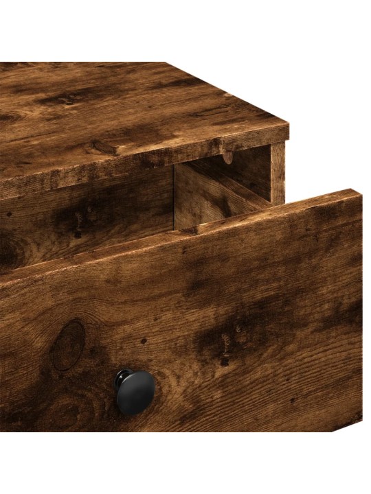 Konferenční stolek kouřový dub 60 x 45 x 31 cm kompozitní dřevo