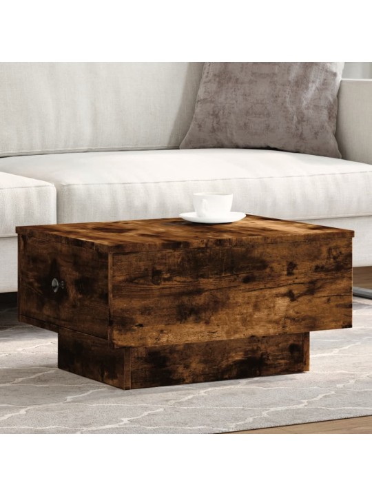 Konferenční stolek kouřový dub 60 x 45 x 31 cm kompozitní dřevo