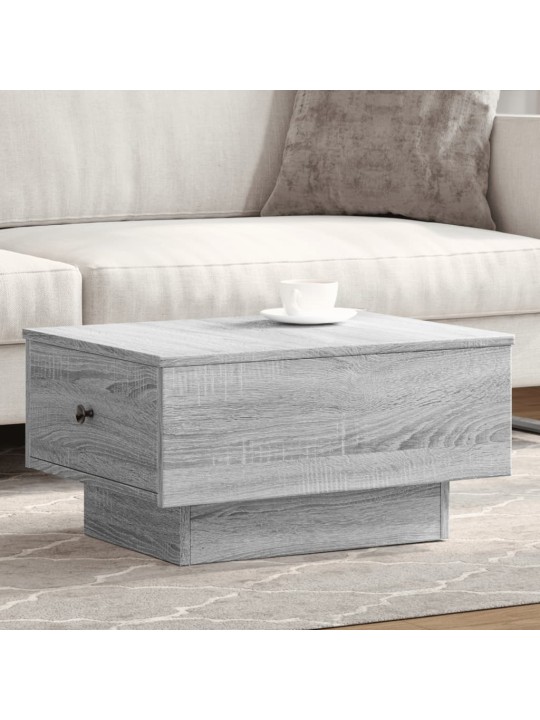 Konferenční stolek šedý sonoma 60 x 45 x 31 cm kompozitní dřevo