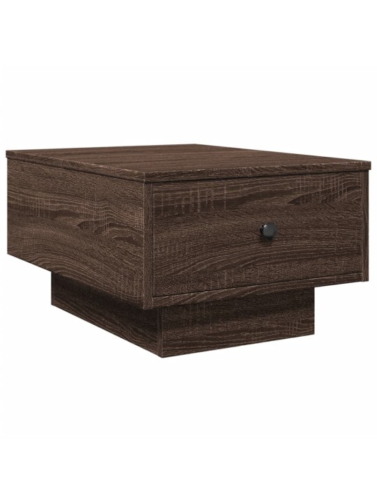Konferenční stolek hnědý dub 60 x 45 x 31 cm kompozitní dřevo