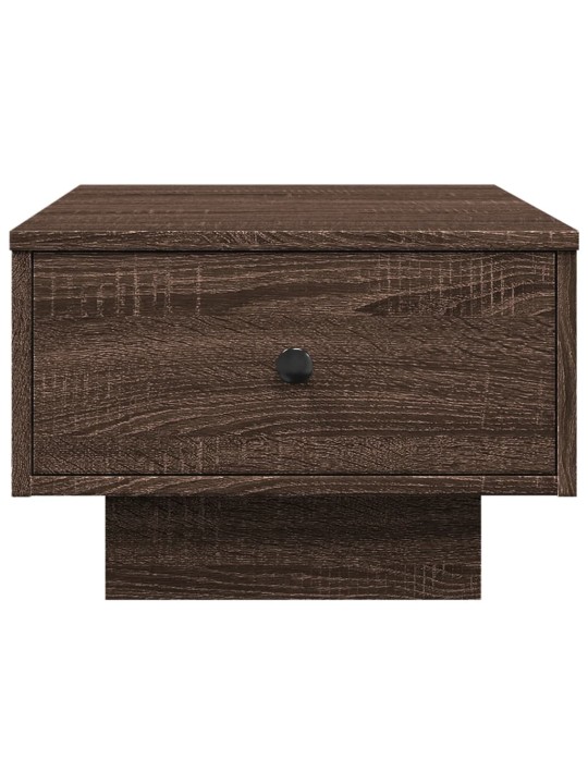 Konferenční stolek hnědý dub 60 x 45 x 31 cm kompozitní dřevo
