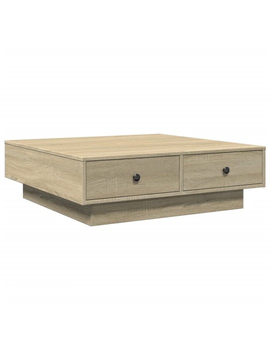 Konferenční stolek dub sonoma 90 x 90 x 28 cm dřevotříska