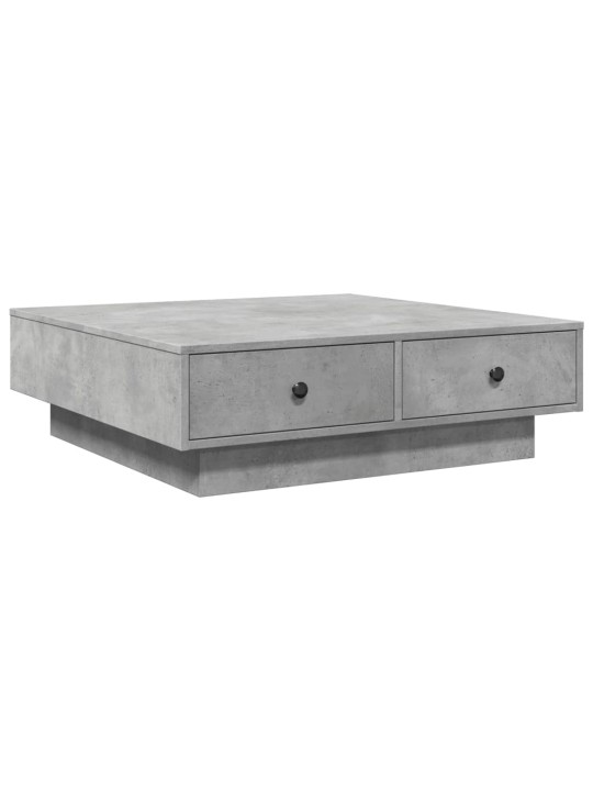 Konferenční stolek betonově šedý 90 x 90 x 28 cm dřevotříska