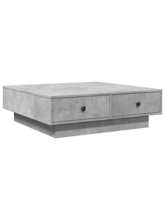Konferenční stolek betonově šedý 90 x 90 x 28 cm dřevotříska