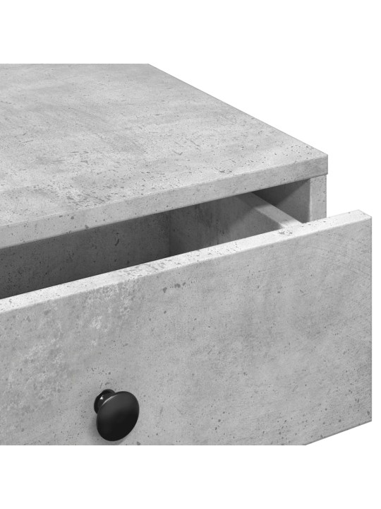 Konferenční stolek betonově šedý 90 x 90 x 28 cm dřevotříska