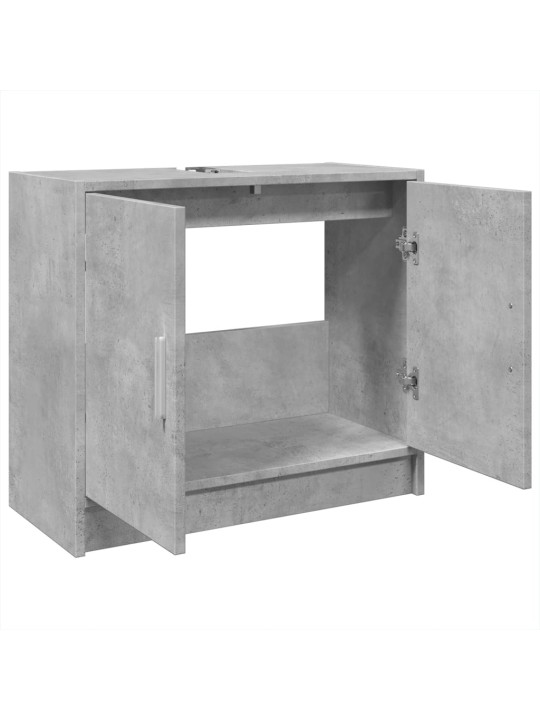 Skříňka pod umyvadlo betonově šedá 63x29x55 cm kompozitní dřevo