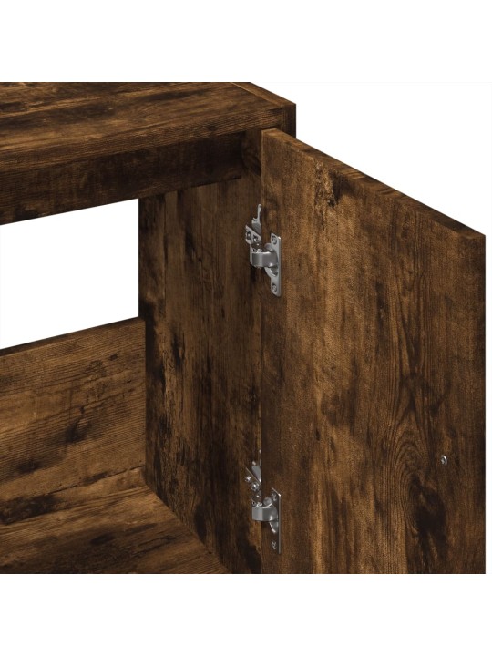 Skříňka pod umyvadlo kouřový dub 63x29x55 cm kompozitní dřevo