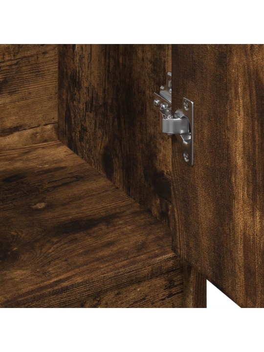 Skříňka pod umyvadlo kouřový dub 63x29x55 cm kompozitní dřevo