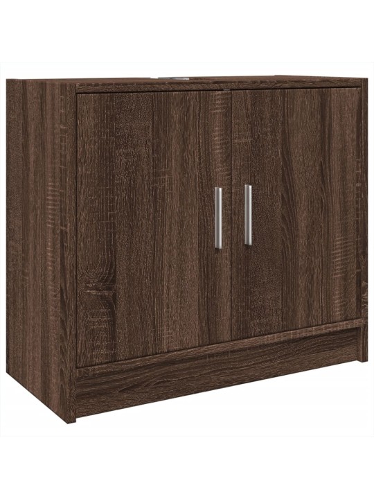 Skříňka pod umyvadlo hnědý dub 63 x 29 x 55 cm kompozitní dřevo