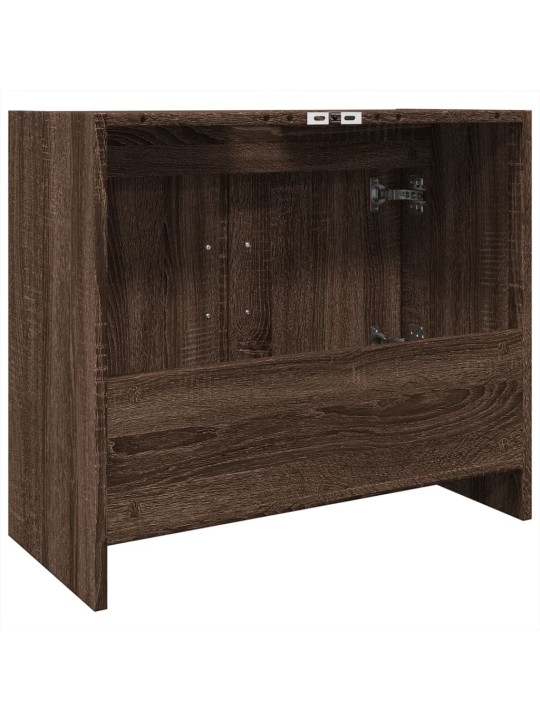 Skříňka pod umyvadlo hnědý dub 63 x 29 x 55 cm kompozitní dřevo