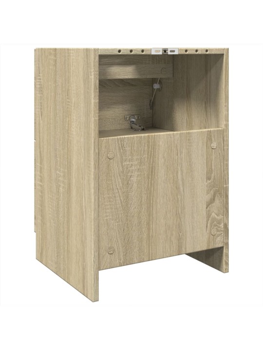 Skříňka pod umyvadlo dub sonoma 40x37x59 cm kompozitní dřevo