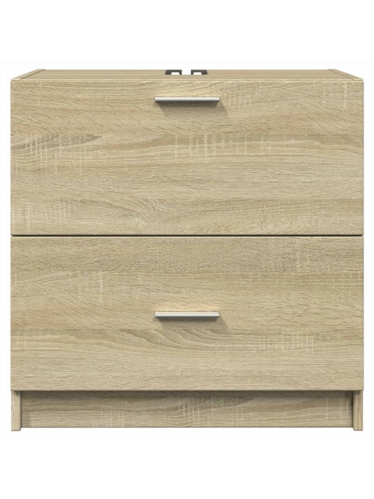Skříňka pod umyvadlo dub sonoma 59x37x59 cm kompozitní dřevo