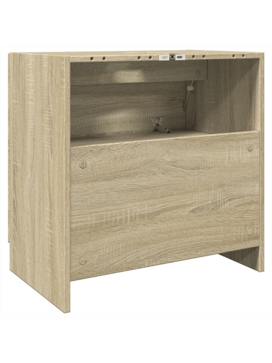 Skříňka pod umyvadlo dub sonoma 59x37x59 cm kompozitní dřevo