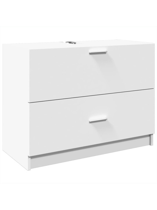 Skříňka pod umyvadlo bílá 78 x 37 x 59 cm kompozitní dřevo