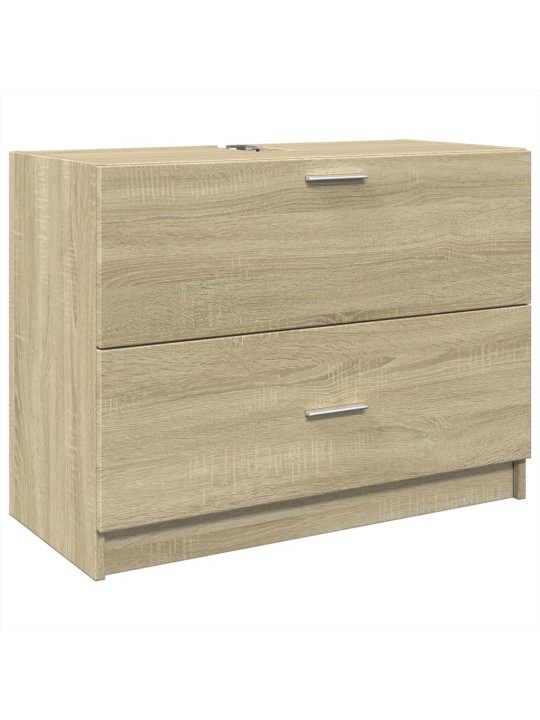 Skříňka pod umyvadlo dub sonoma 78x37x59 cm kompozitní dřevo