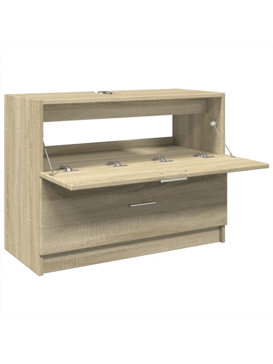 Skříňka pod umyvadlo dub sonoma 78x37x59 cm kompozitní dřevo