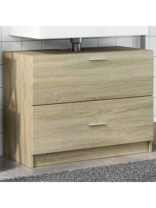 Skříňka pod umyvadlo dub sonoma 78x37x59 cm kompozitní dřevo