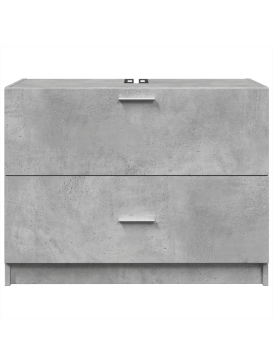 Skříňka pod umyvadlo betonově šedá 78x37x59 cm kompozitní dřevo