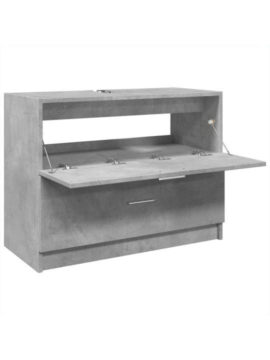 Skříňka pod umyvadlo betonově šedá 78x37x59 cm kompozitní dřevo