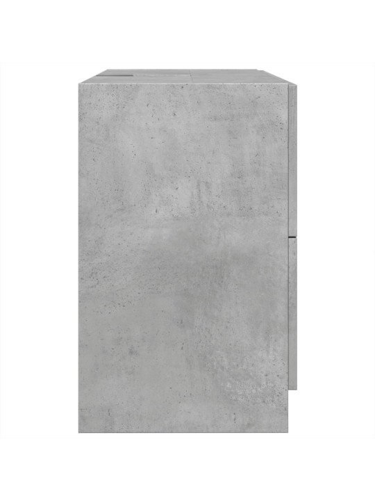 Skříňka pod umyvadlo betonově šedá 78x37x59 cm kompozitní dřevo