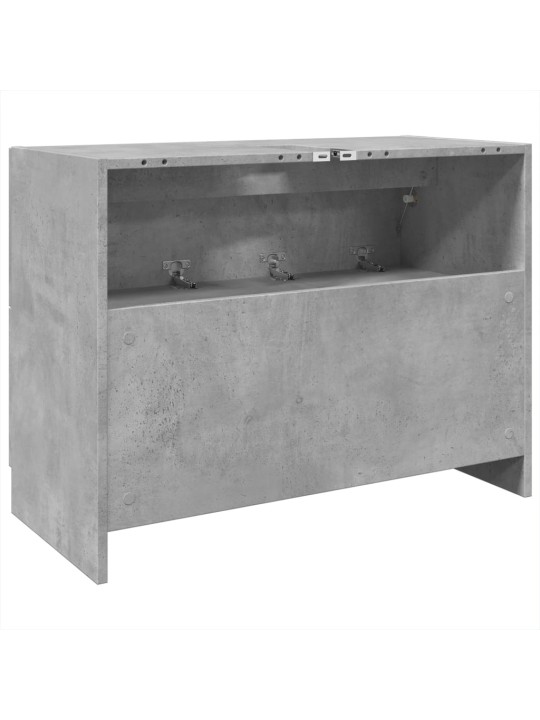Skříňka pod umyvadlo betonově šedá 78x37x59 cm kompozitní dřevo