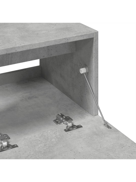 Skříňka pod umyvadlo betonově šedá 78x37x59 cm kompozitní dřevo