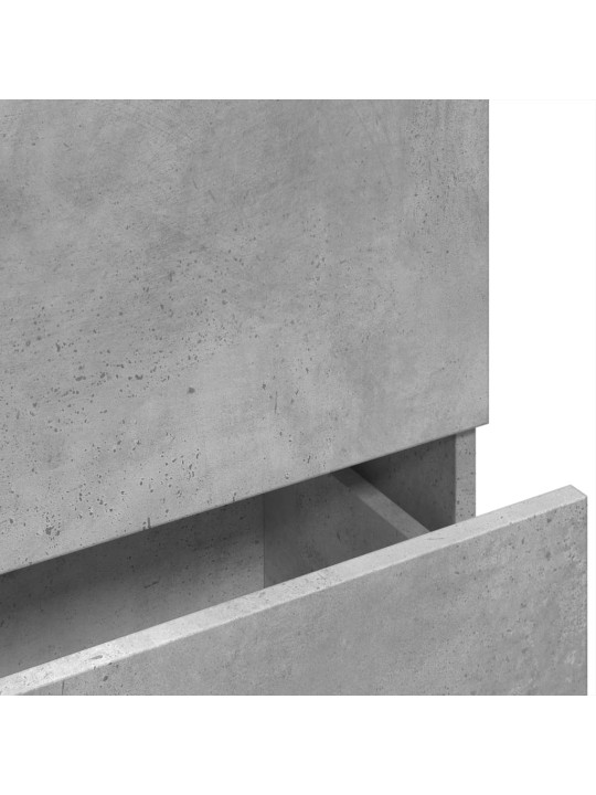 Skříňka pod umyvadlo betonově šedá 78x37x59 cm kompozitní dřevo