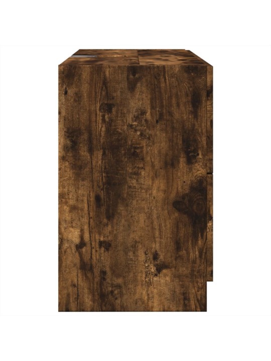 Skříňka pod umyvadlo kouřový dub 78x37x59 cm kompozitní dřevo