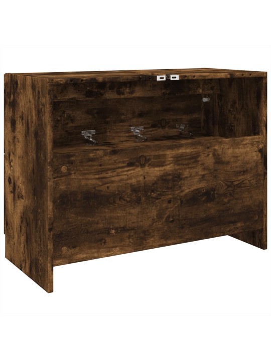 Skříňka pod umyvadlo kouřový dub 78x37x59 cm kompozitní dřevo