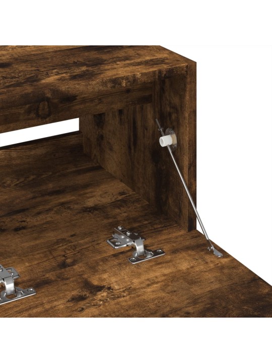 Skříňka pod umyvadlo kouřový dub 78x37x59 cm kompozitní dřevo