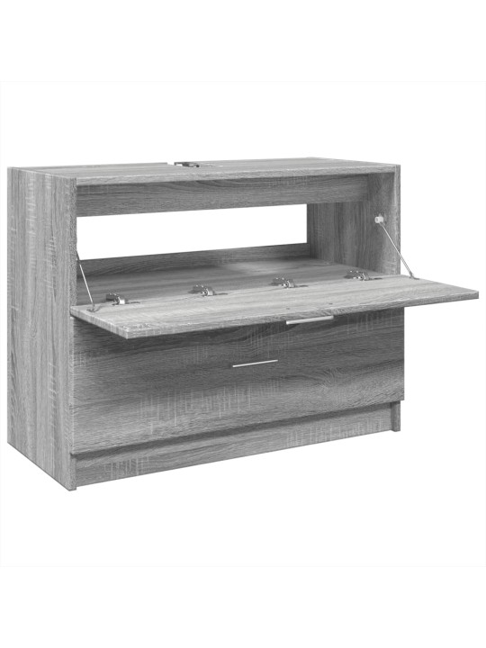 Skříňka pod umyvadlo šedá sonoma 78x37x59 cm kompozitní dřevo